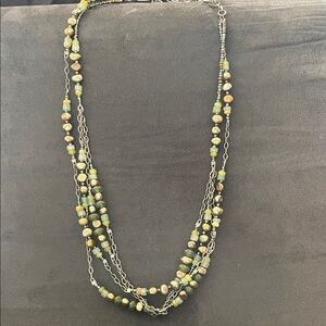 Silpada Multi-Strand Earthy Beaded Necklace